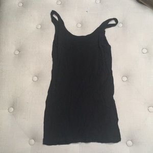 Black tank top